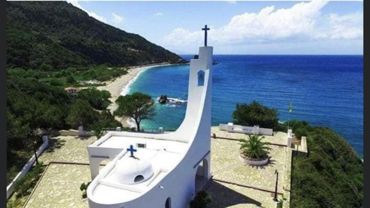 Samos Marias' Stone House 1 Villa Karlovassi Eksteriør billede